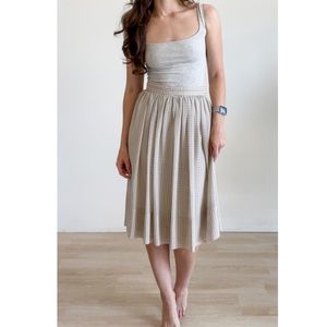 Vintage High Waisted MIDI Skirt
